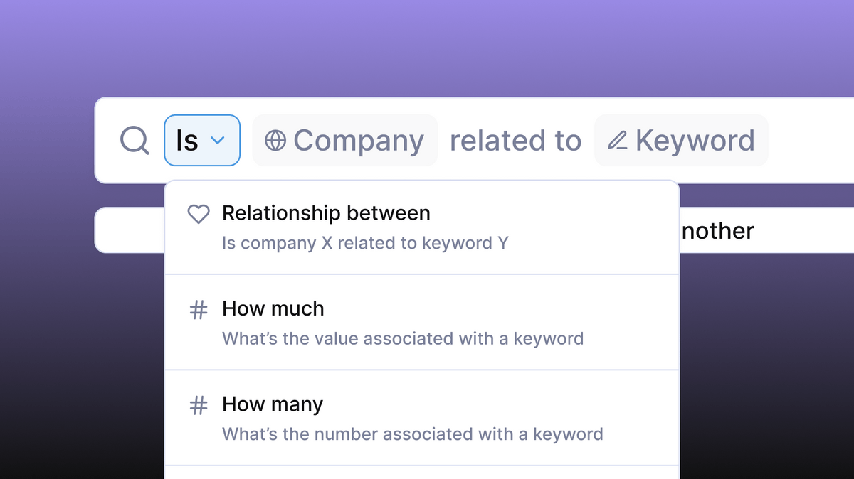 Question answering upgrades in Tactic